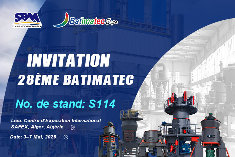 SBM vous invite sincèrement à participer BATIMATEC 2026