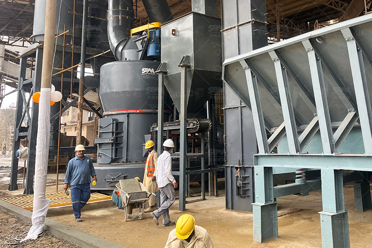 100 000 TPY Ligne de production de broyage de calcaire au Pakistan