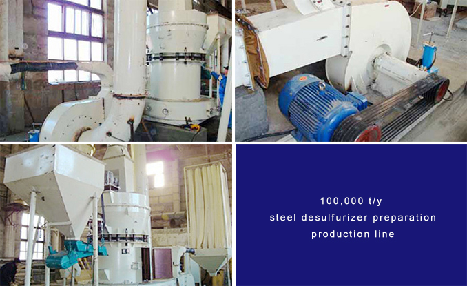 Ligne de production de préparation du désulfurisateur en acier Baosteel
