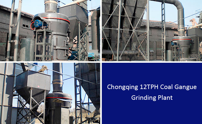 12TPH usine de broyage de Gangue de charbon