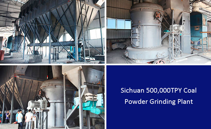 500,000TPY usine de broyage de poudre de charbon